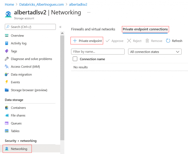 Using Azure Private Endpoints with Databricks Albert Nogués