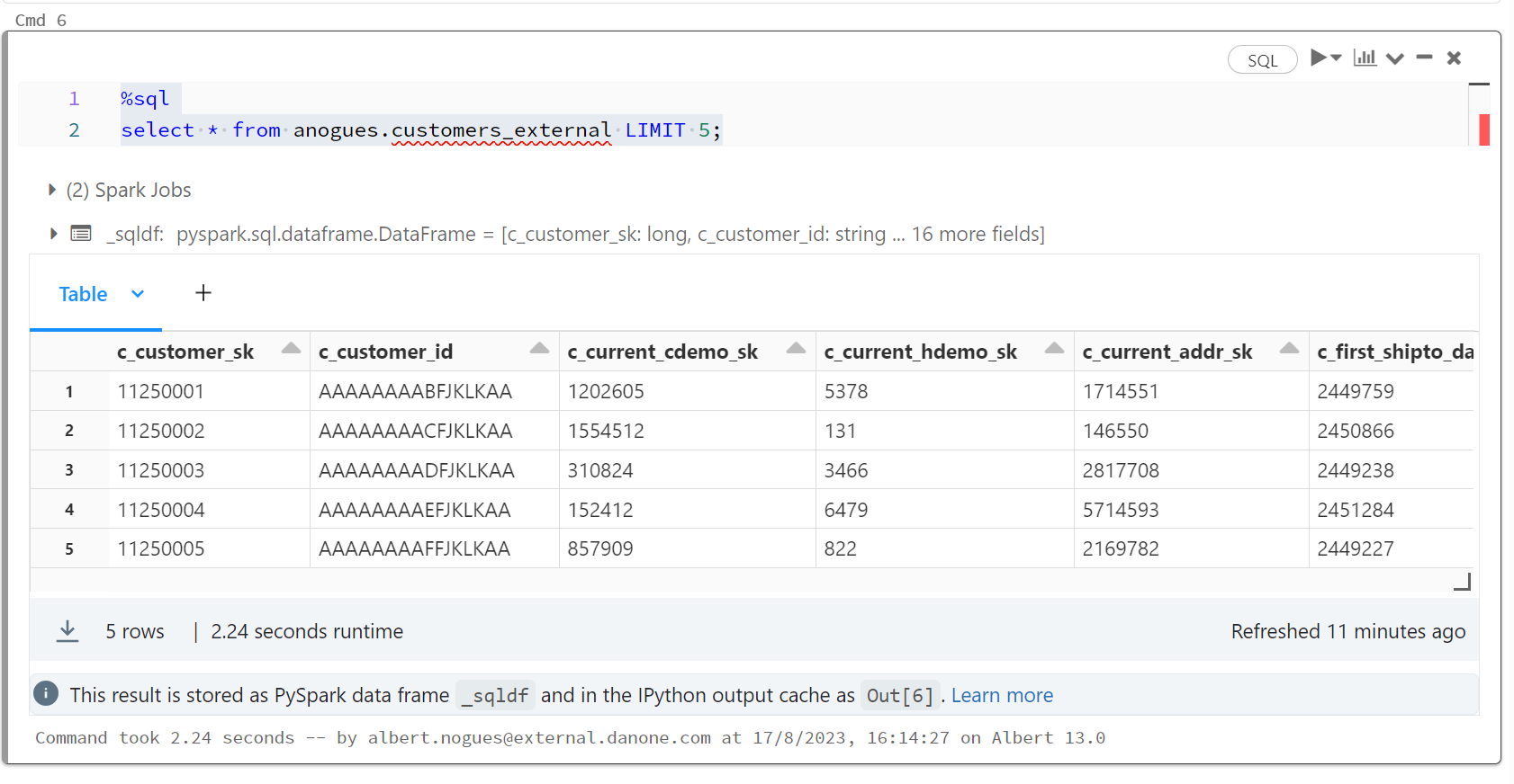running sql queries against delta tables using... Query Delta Tables in the DataLake from PowerBi with Databricks ...